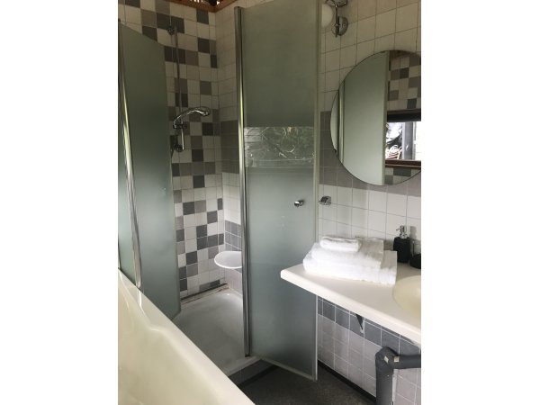 douche in badkamer